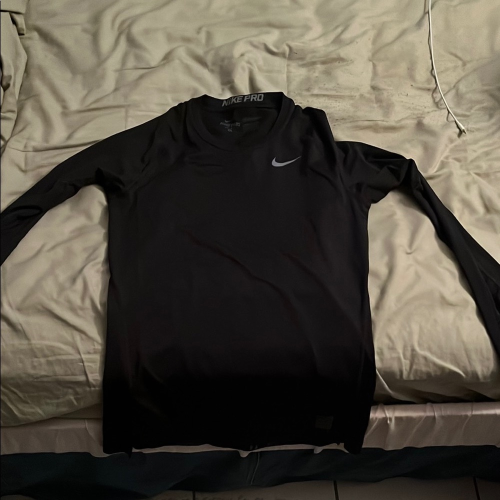 Nike Pro Black Long Sleeve Shirt